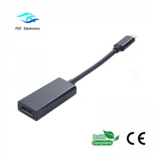 USB TYPE-C to Displayport female converter Metal case Code: FEF-USBIC-004
