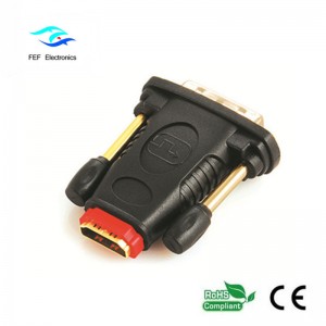 HDMI female to DVI 24+1 male adapter Male to Female Converter  Code:FEF-HD-006