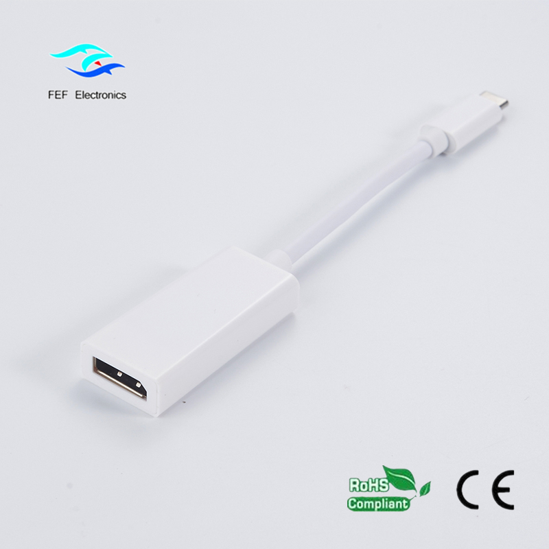 USB TYPE C to Displayport female ABS shell  Code:FEF-USBIC-004A